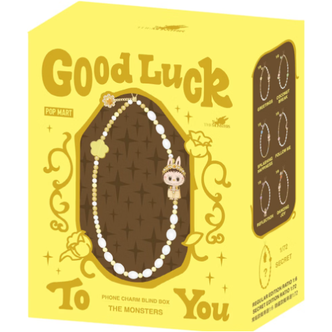 Pop Mart Labubu The Monsters Good Luck to You Phone Charm (Single Blind Box)