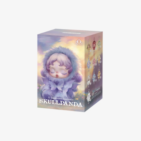 Pop Mart L'impressionnisme θ SKULLPANDA Series Plush Doll (Single Blind Box)