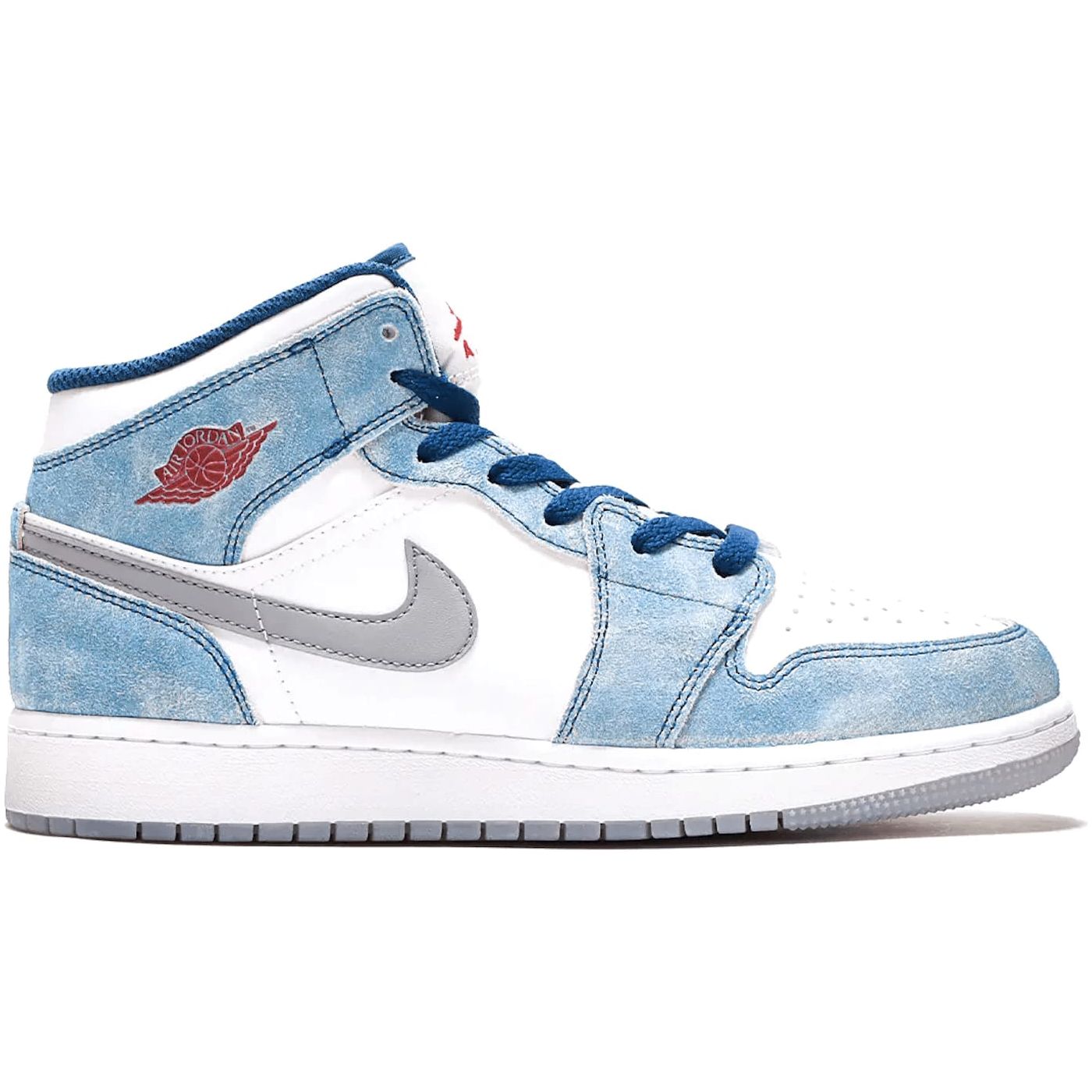 Jordan 1 Mid SE French Blue Light Steel (GS)