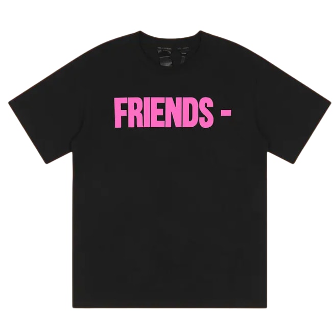 Vlone Friends T-Shirt Black/Pink