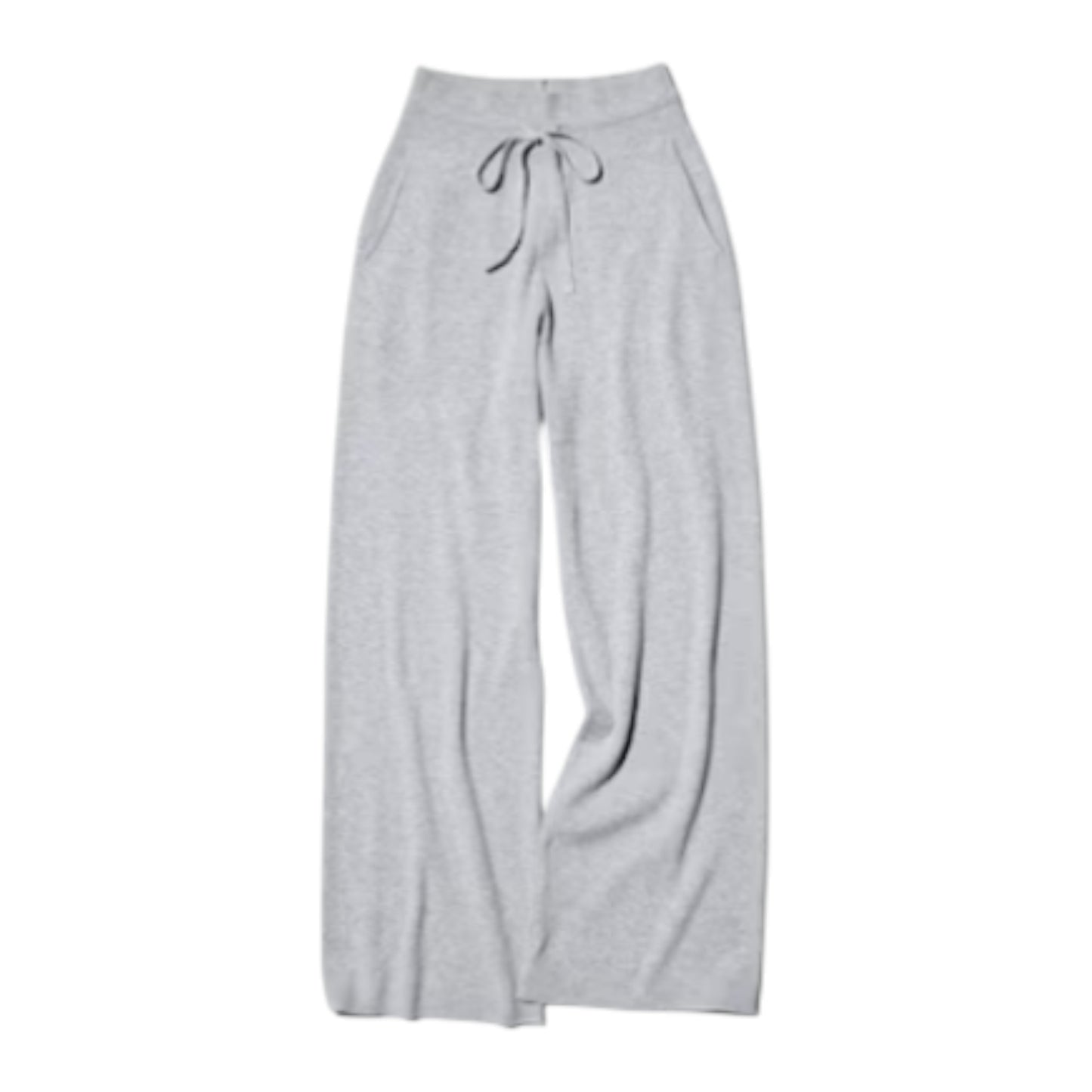 Uniqlo Washable Knit Ribbed Pants – Gray (Women’s)