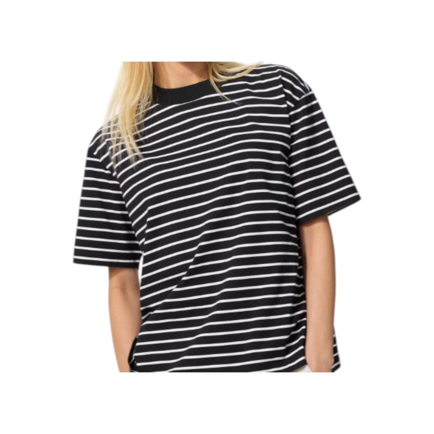 Uniqlo AIRism Cotton T-Shirt – Striped Black (Women’s)