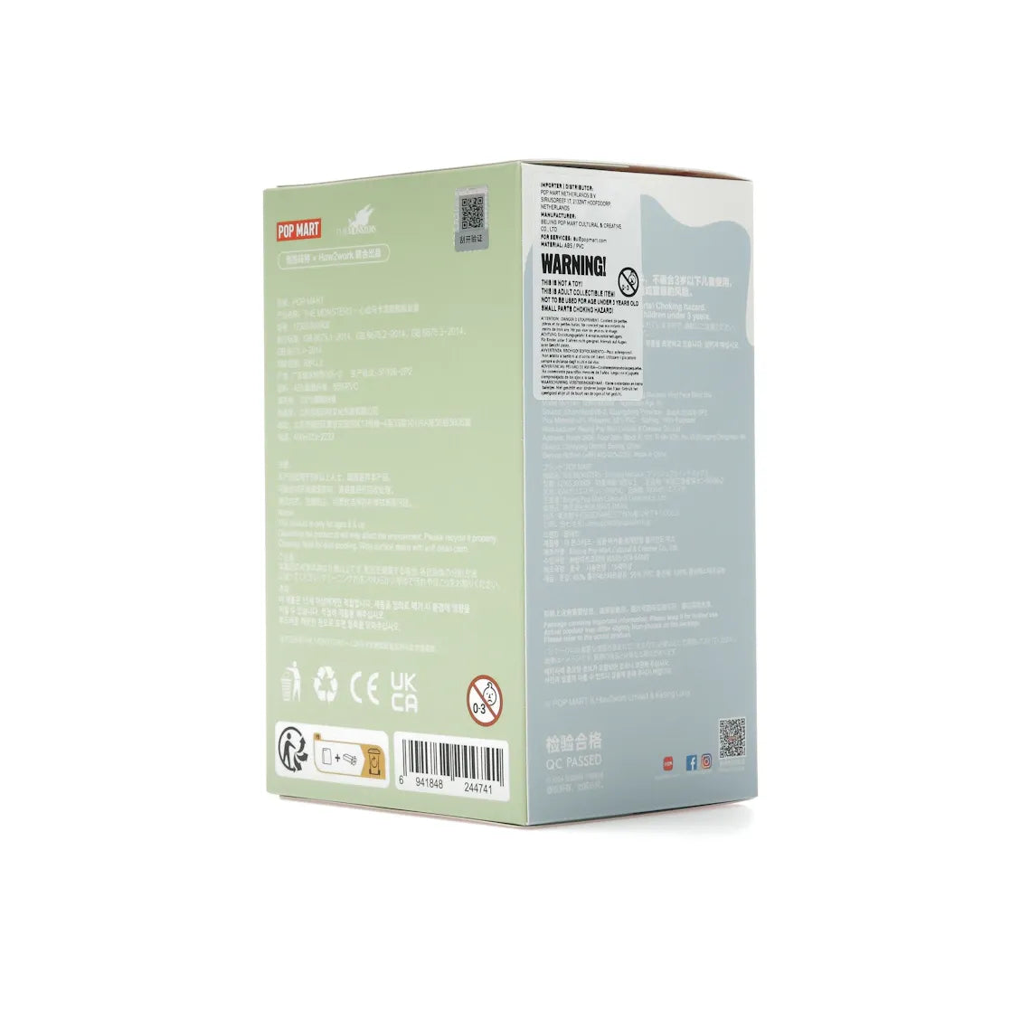 Pop Mart Labubu The Monsters Exciting Macaron Vinyl Plush Pendant Single Blind Box