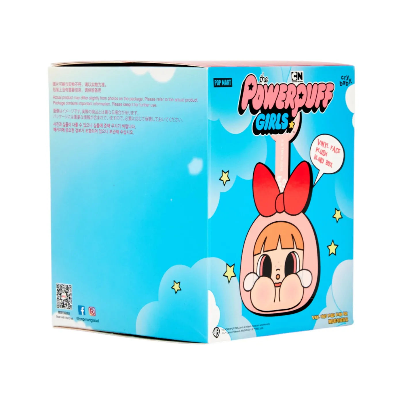 Pop Mart CryBaby x Powerpuff Girls Series Vinyl Face Plush Blind Box