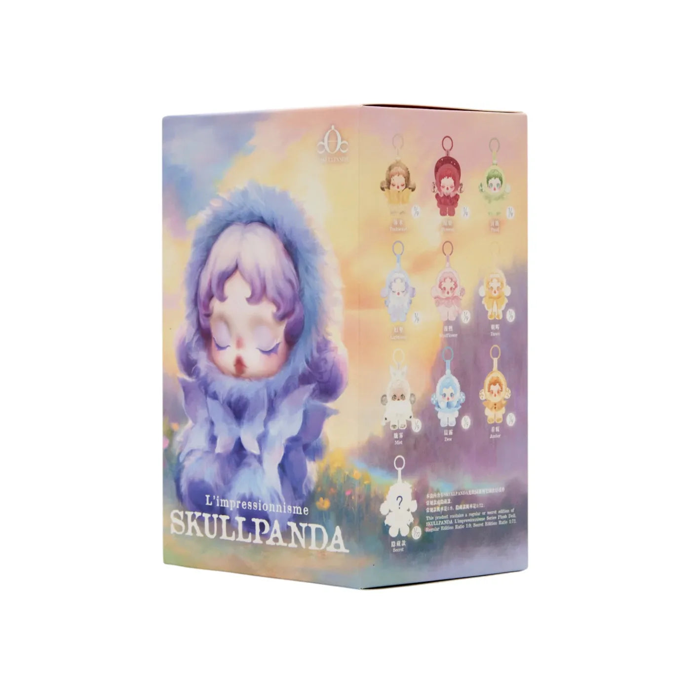 Pop Mart L'impressionnisme θ SKULLPANDA Series Plush Doll Single Blind Box