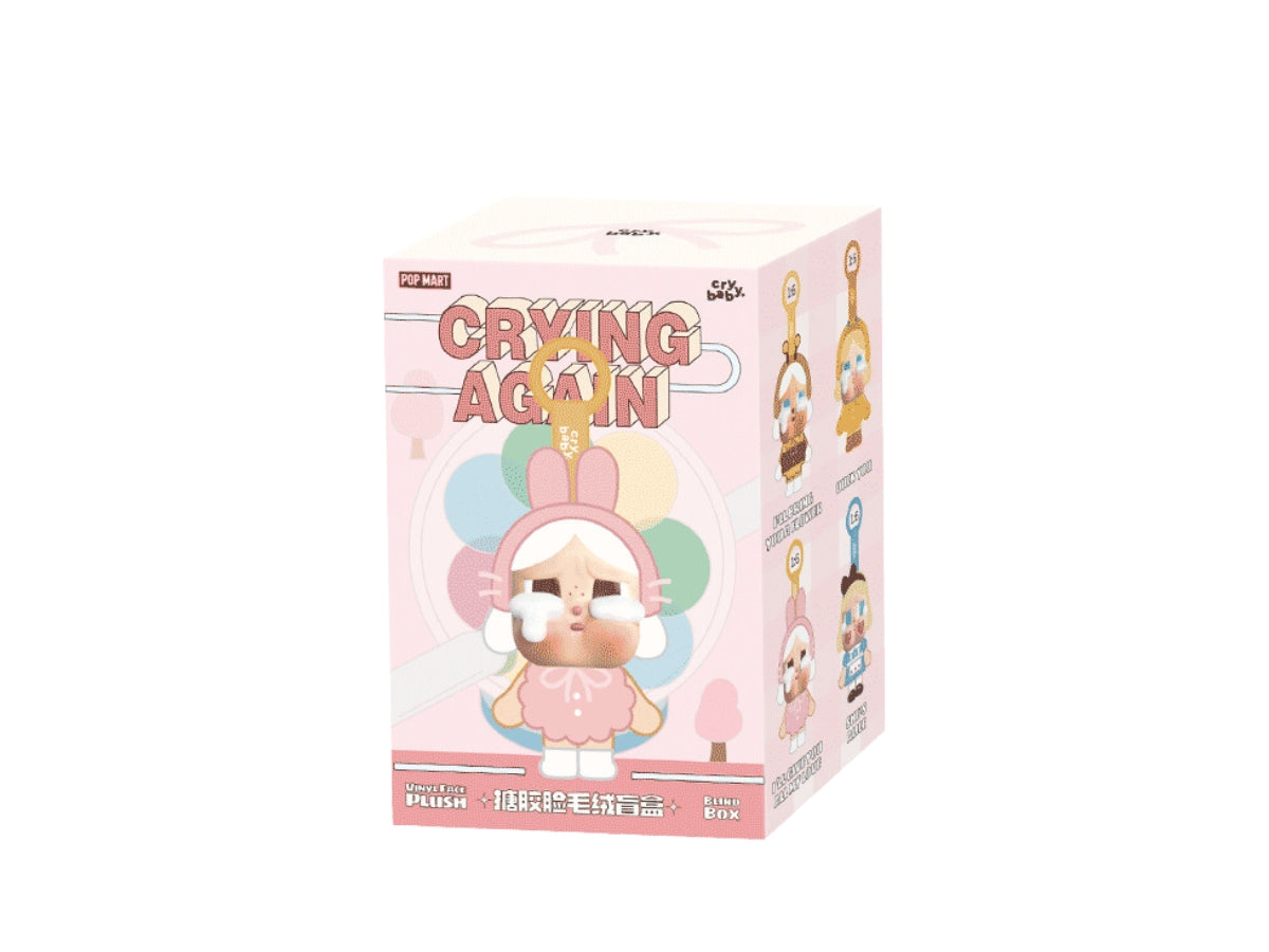 Pop Mart CryBaby Crying Again Series Vinyl Face Plush Single Blind Box