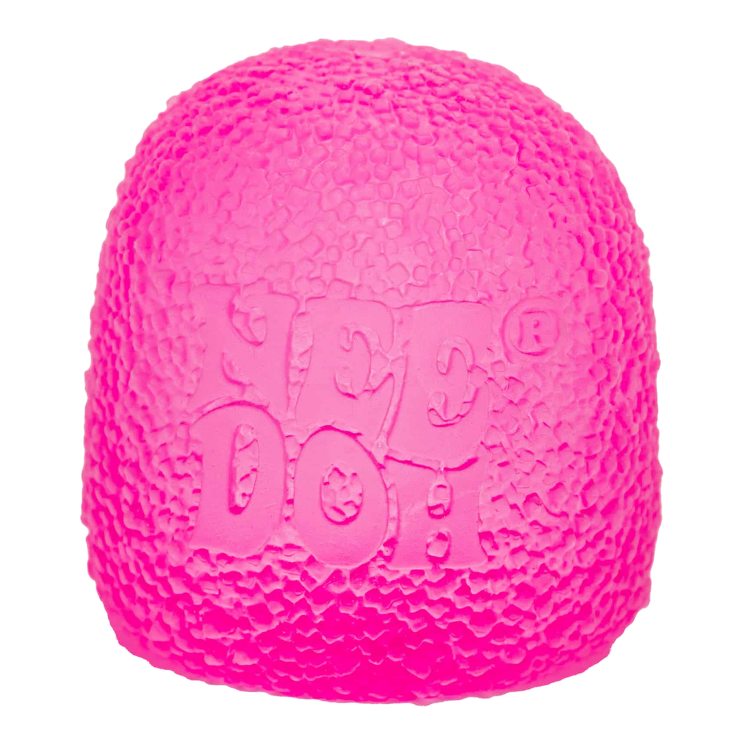 HypeSelection NeeDoh Gumdrop Pink squishy fidget toy, standalone view.