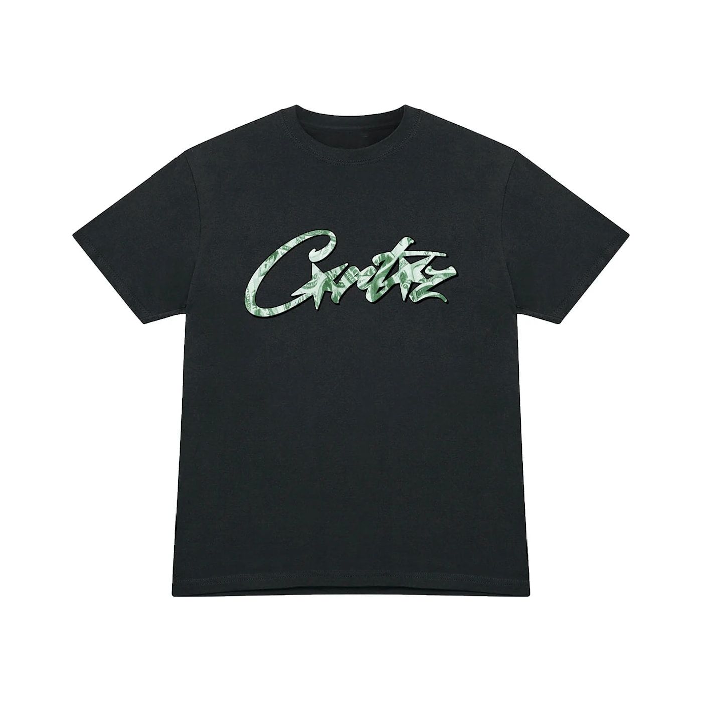 Corteiz Dollar Tee Black