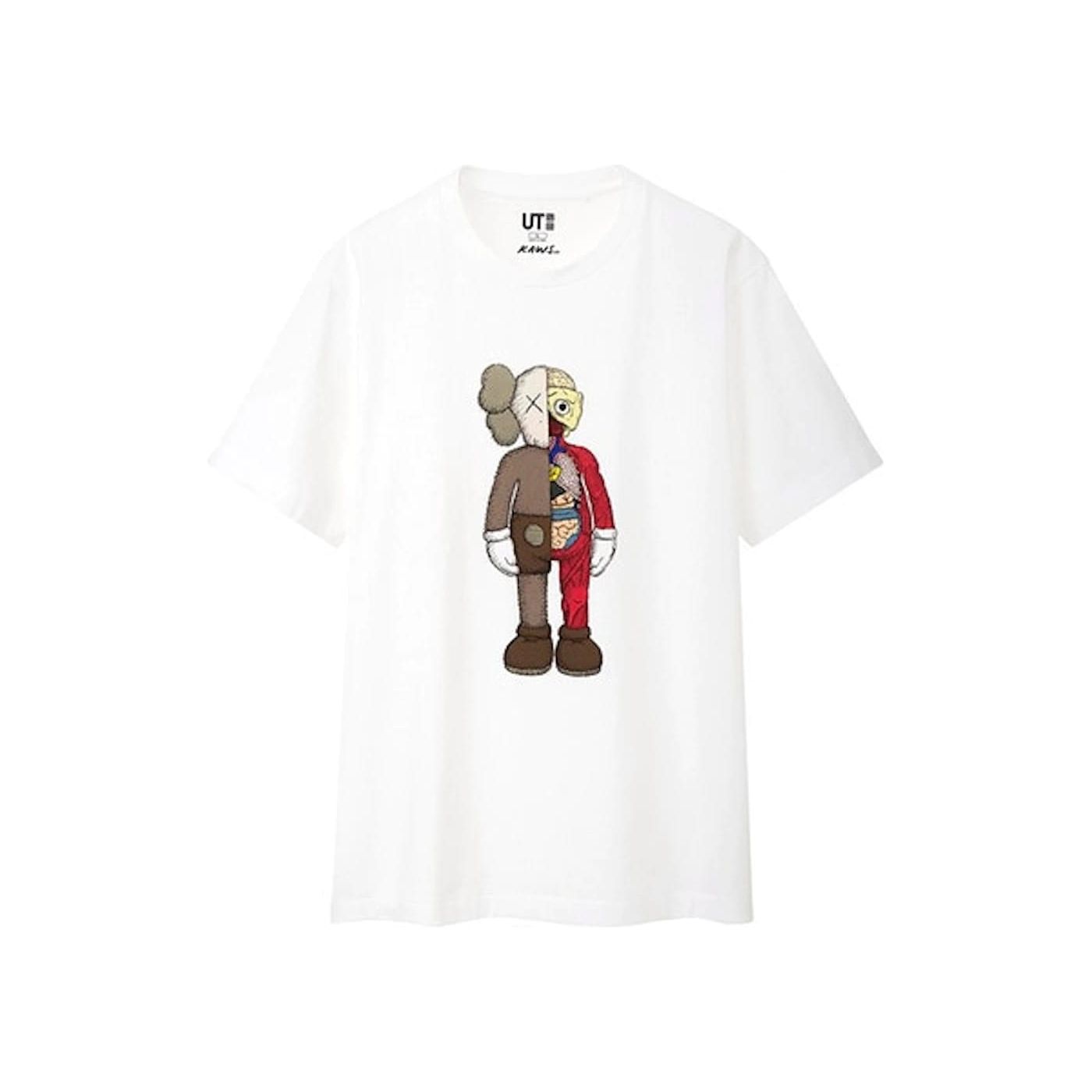 KAWS x Uniqlo Flayed Tee (Asia Sizing) White