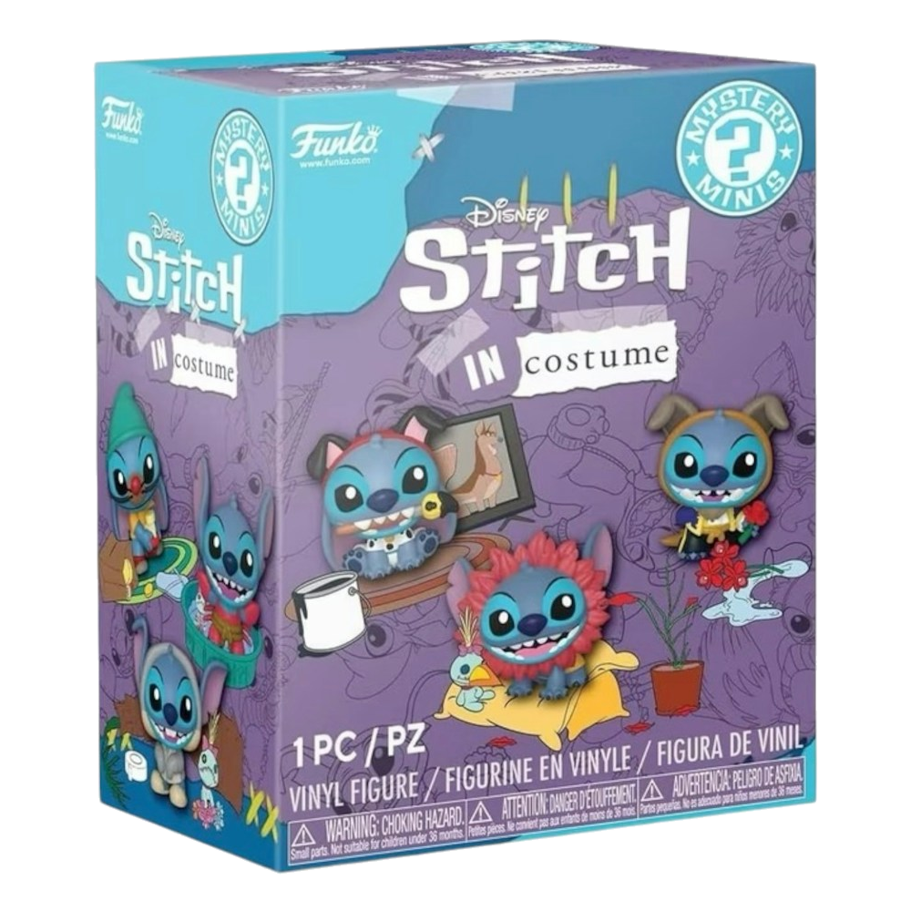 One sealed Funko Disney Stitch in Costume Mystery Minis blind box.