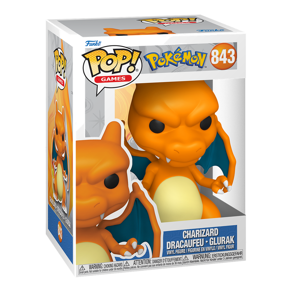 Funko Pop Pokemon Charizard EMEA 843 sealed box