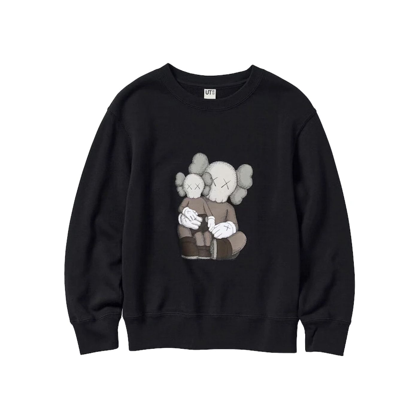 KAWS x Uniqlo Youth Longsleeve Sweatshirt (Asia Sizing) Black