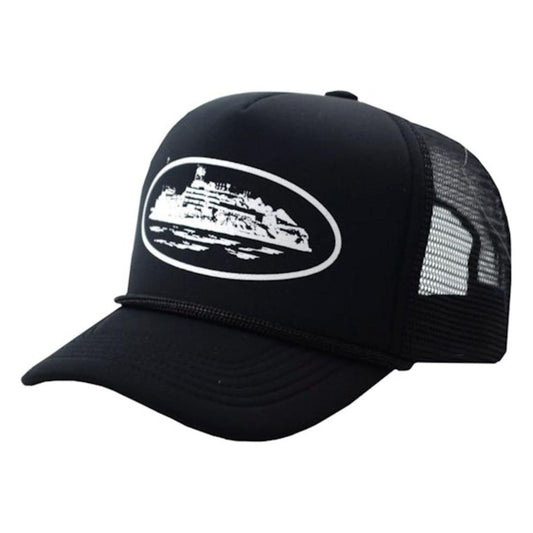 Corteiz OG Alcatraz Trucker Hat 21 Black