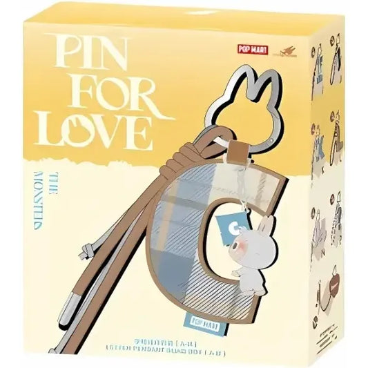 Pop Mart Labubu The Monsters Pin for Love Series Letter Pendant (A-M) Single Blind Box