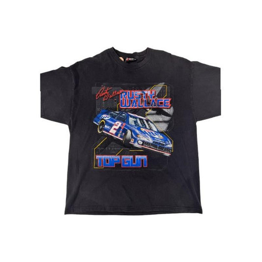 Vintage Rusty Wallace Racing Black Tee