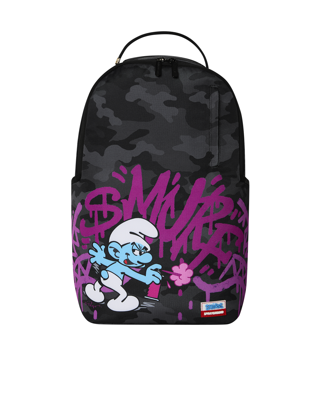Sprayground Smurfs Shark Tag Backpack