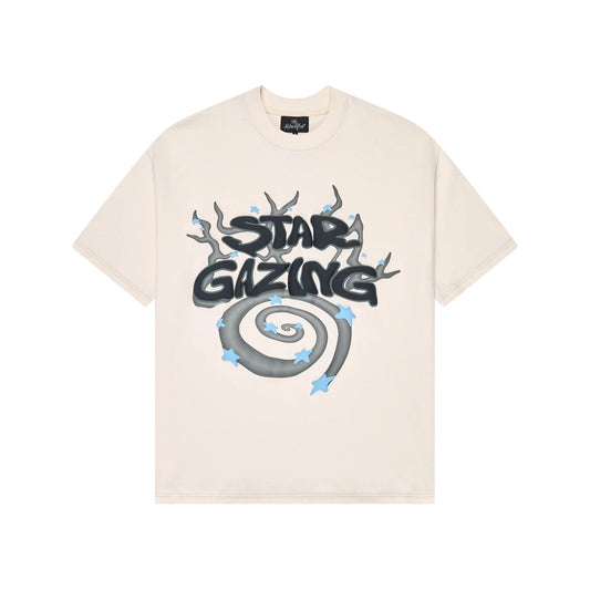 Broken Planet Stargazing T-Shirt Vanilla White