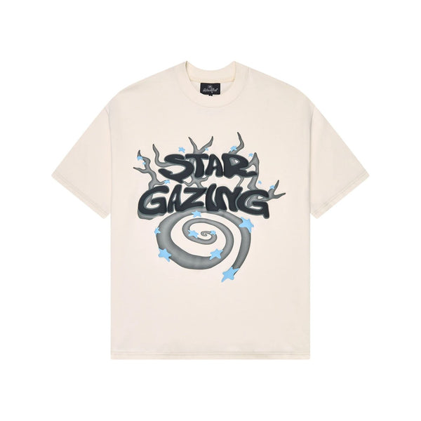 Broken Planet Stargazing T-Shirt Vanilla White