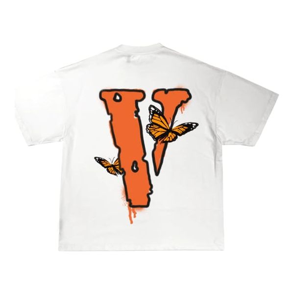 Juice Wrld x Vlone Butterfly T-shirt White