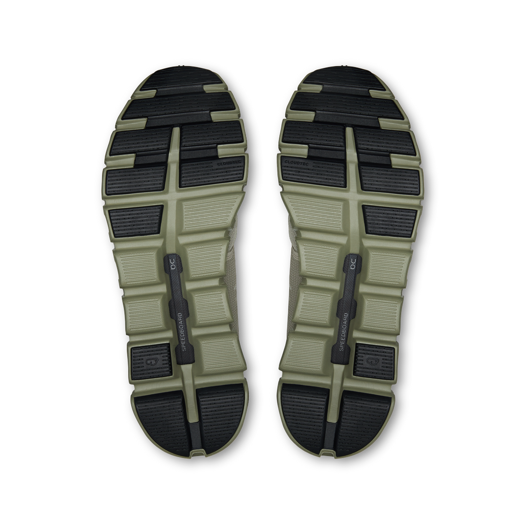 On Cloud 6 – Brume / Olive 3MF10075234 – outsole view