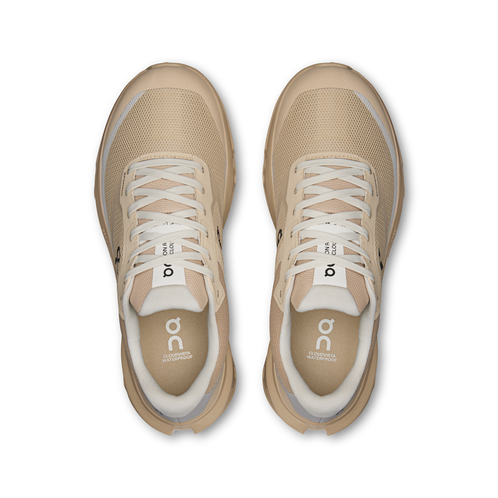 On Cloudvista 3 Waterproof – Sand / Ice (Women’s) 3WG30212675 – top view