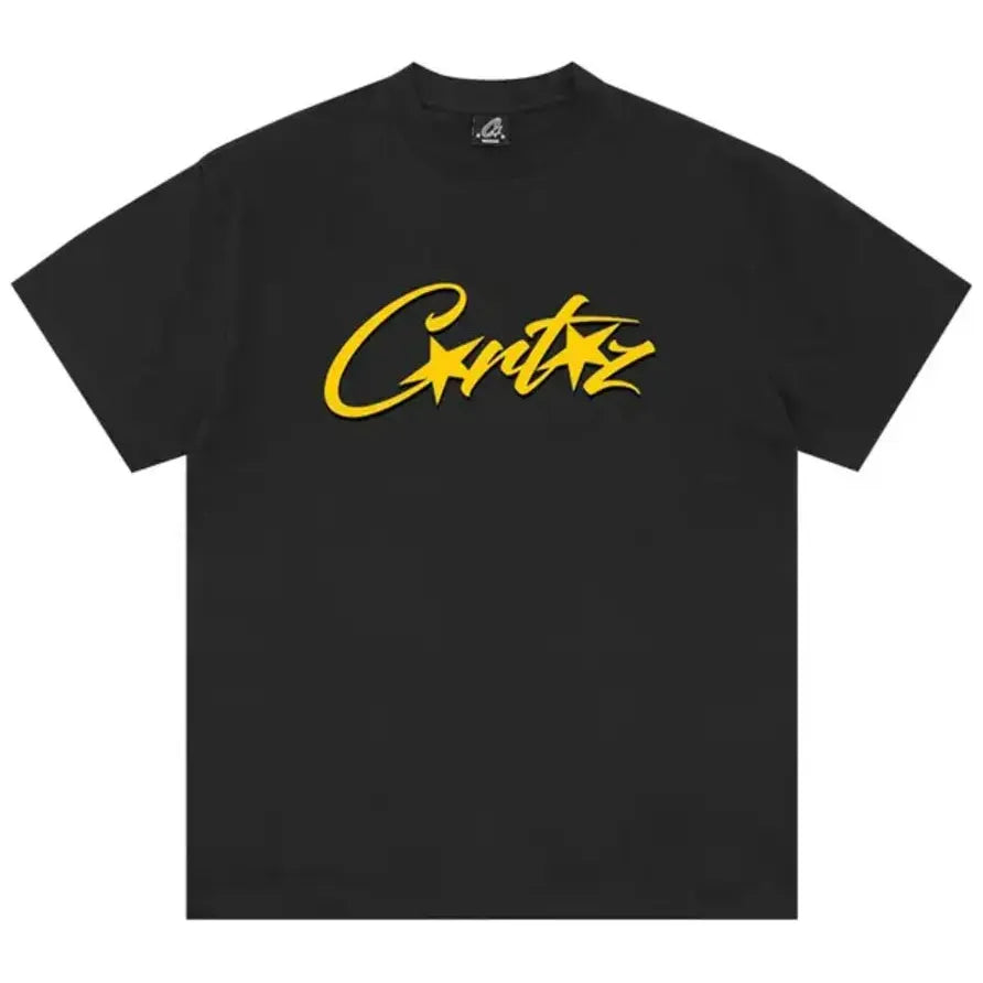 Corteiz OG Allstarz Tee Black/Yellow