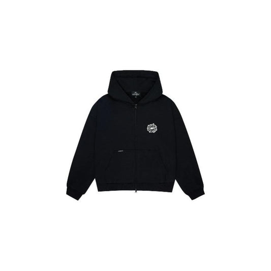 Broken Planet Sun Zip Up Hoodie Black