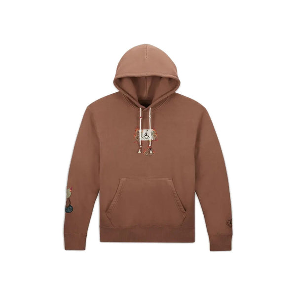 Travis Scott x Jordan Flight Graphic Hoodie Archaeo Brown