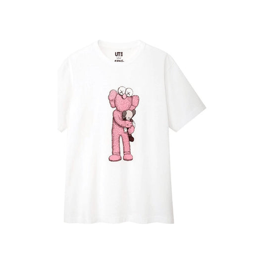 KAWS x Uniqlo Pink BFF Tee (Asia Sizing) White