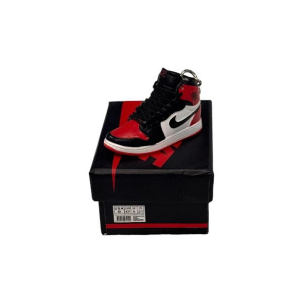 Jordan 1 Retro High Bred Toe Keychain