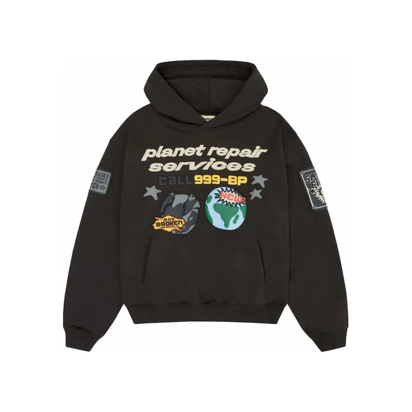 Broken Planet Repair Services Hoodie Soot Black