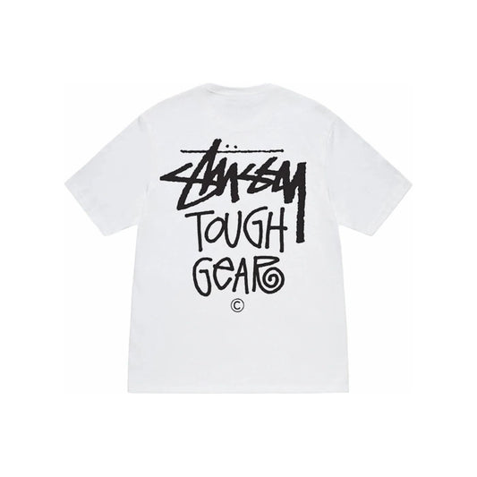 Stussy Tough Gear Tee White