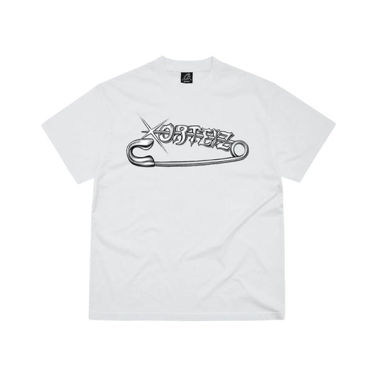 Corteiz Safety Pin Tee White