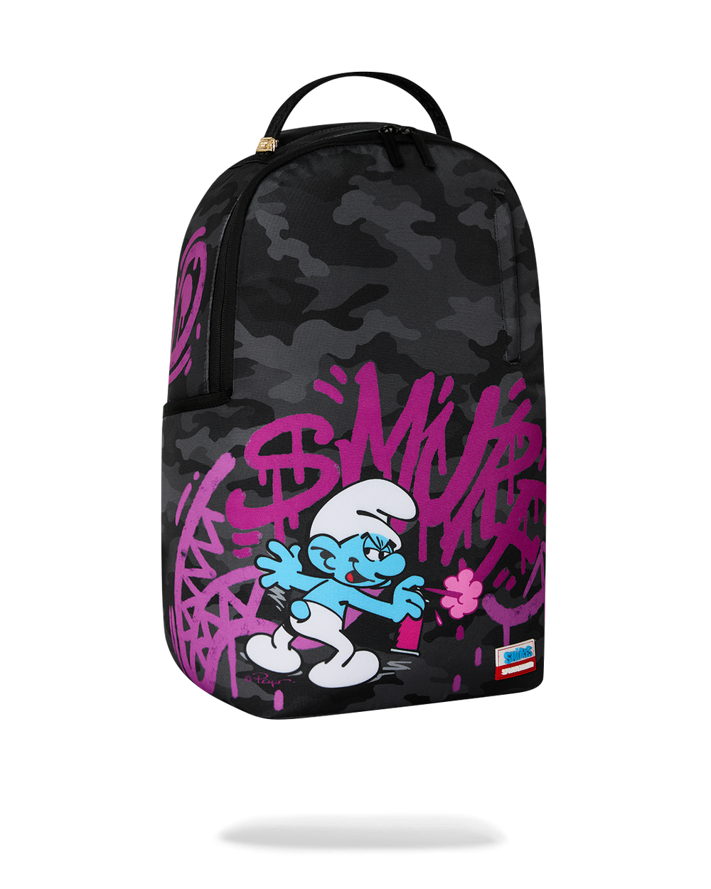 Sprayground Smurfs Shark Tag Backpack view 2