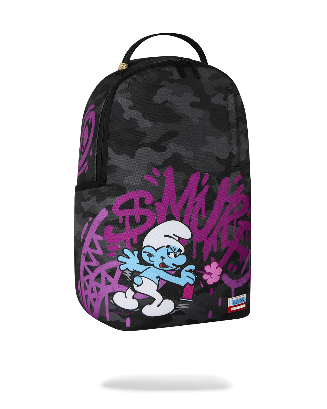 Sprayground Smurfs Shark Tag Backpack view 2