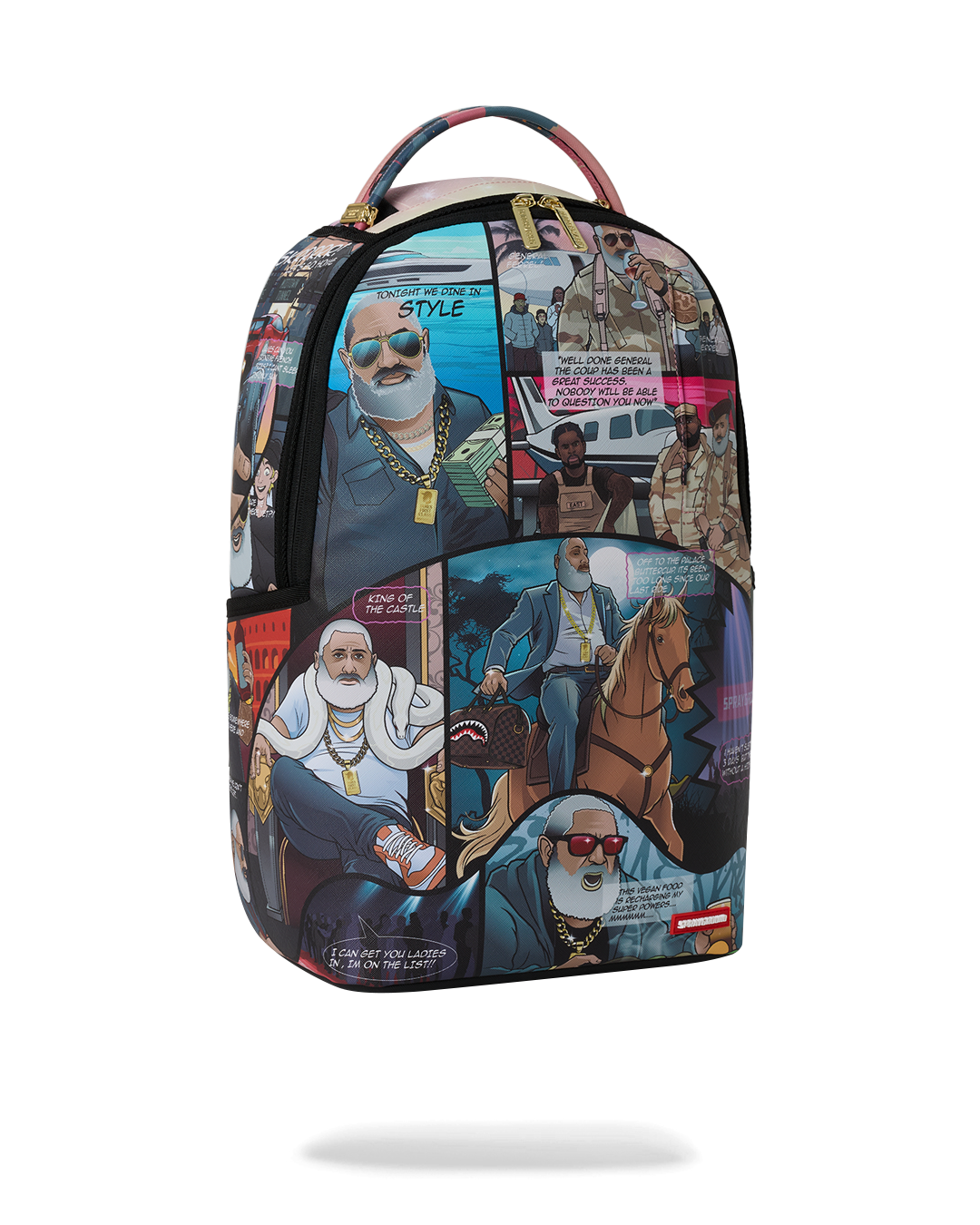 Sprayground James First Class Comic Backpack view 2