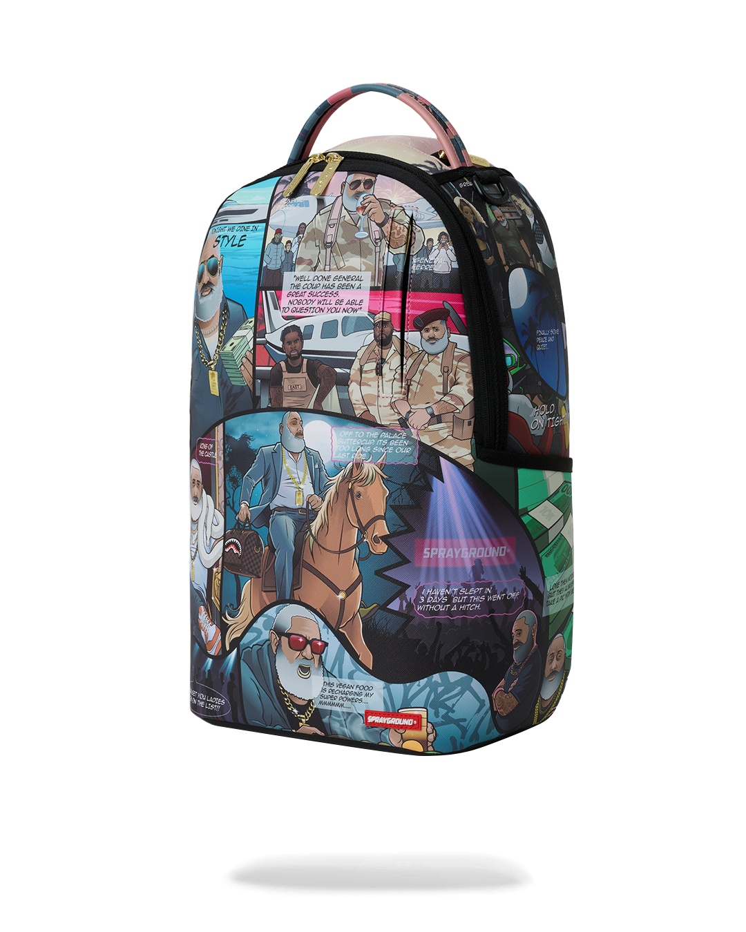 Sprayground James First Class Comic Backpack view 3