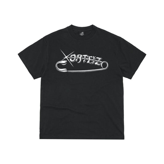 Corteiz Safety Pin Tee Black