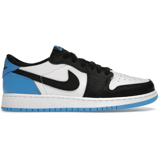 Jordan 1 Retro Low OG Black Dark Powder Blue (GS)