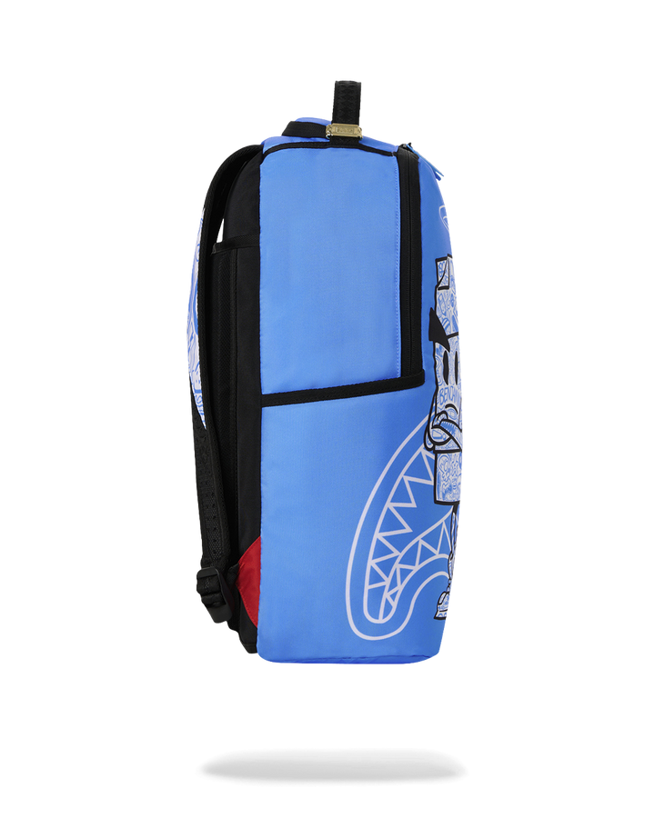 Sprayground Money Boys Color Block Doodle DLXSR Backpack