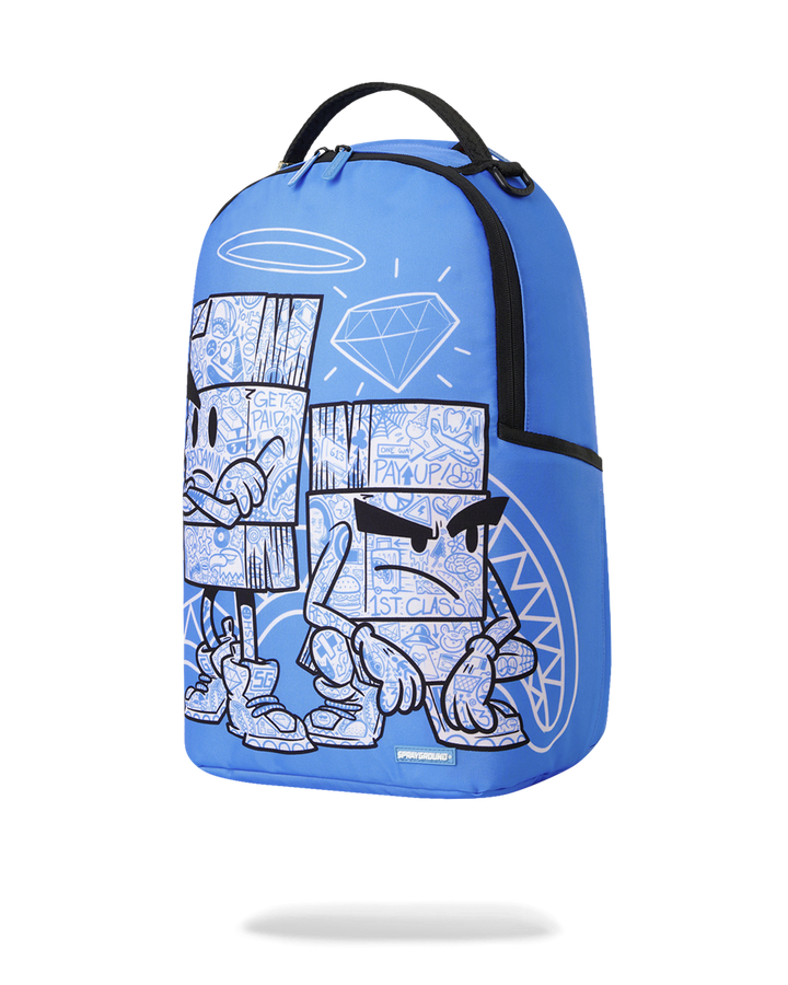 Sprayground Money Boys Color Block Doodle DLXSR Backpack
