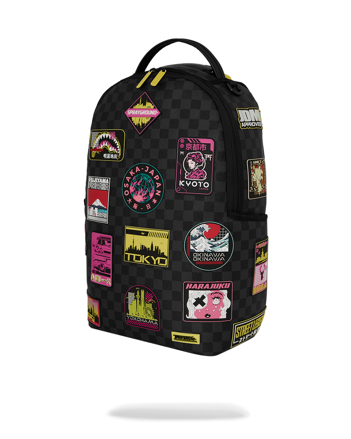 Sprayground Global Mogul Cyber Punk Japan Cities DLXSV Backpack