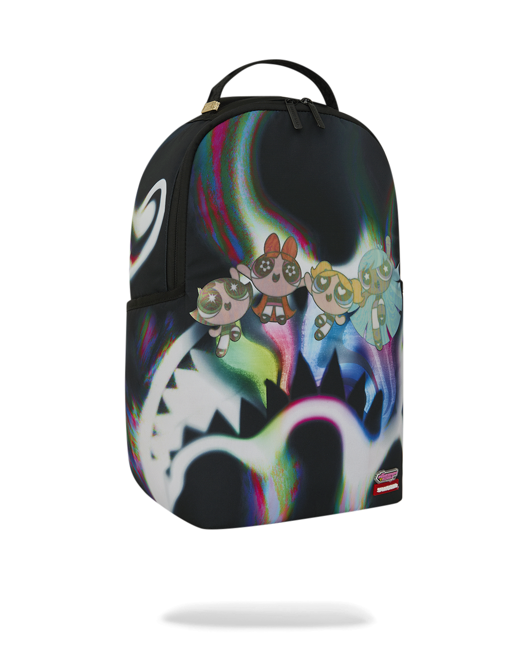 Sprayground Powerpuff Girls Rainbow Holo Shark DLXSR Backpack