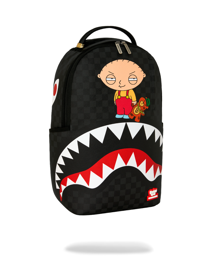 Sprayground Family Guy Stewie Holding Bear Keychain DLXSV Backpack