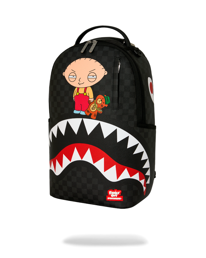 Sprayground Family Guy Stewie Holding Bear Keychain DLXSV Backpack
