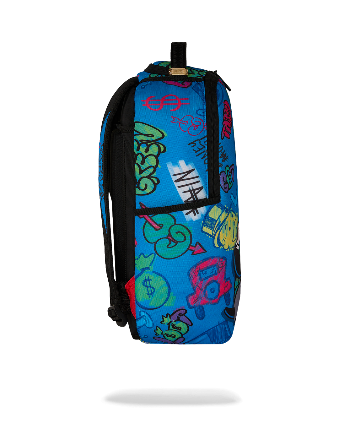 Sprayground Monopoly Blue Tear Through DLXSR Backpack