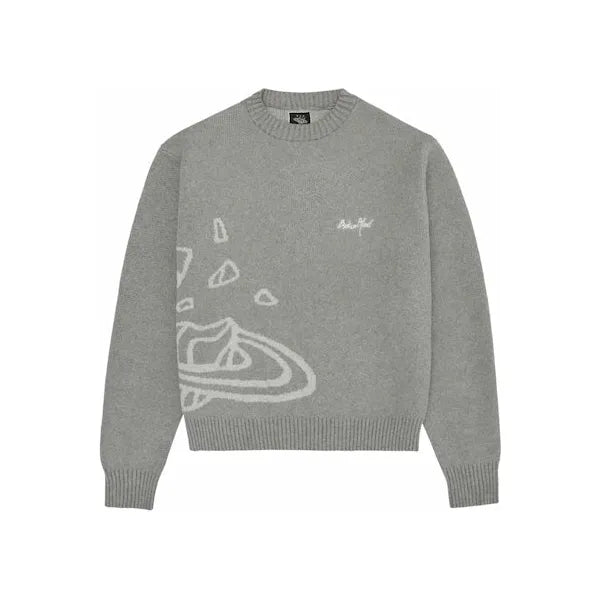 Broken Planet Knit Sweater Heather Grey