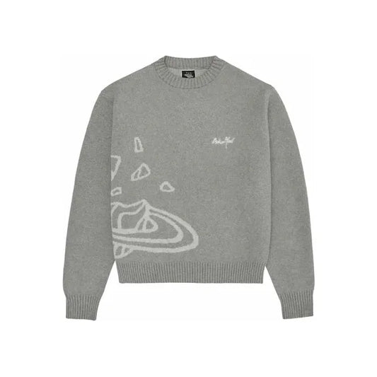 Broken Planet Knit Sweater Heather Grey