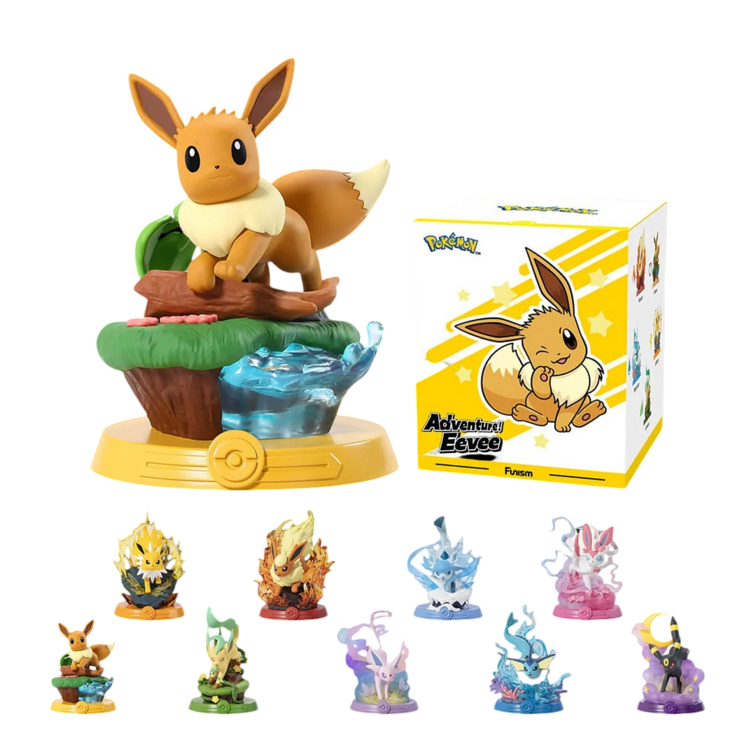 Pokemon Funism Adventure! Eevee Series Figures – Single Blind Box