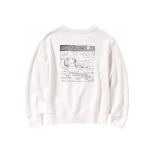 KAWS x Uniqlo Kids Longsleeve Sweatshirt (US Sizing) Off White